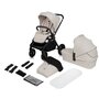 Carucior 3 in 1, Lionelo, Mika Plus, Cu scoica auto Roz testata ADAC, Reversibil, Cu sistem de ventilatie 3D, Cu accesorii, Pana la 22 kg, EN1888-1 EN1888-2 EN1466 ECE R129, Bej - 3