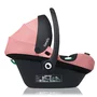 Carucior 3 in 1, Lionelo, Mika Plus, Cu scoica auto Roz testata ADAC, Reversibil, Cu sistem de ventilatie 3D, Cu accesorii, Pana la 22 kg, EN1888-1 EN1888-2 EN1466 ECE R129, Negru - 23