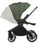 Carucior 3 in 1, Lionelo, Mika Plus, Cu scoica auto Roz testata ADAC, Reversibil, Cu sistem de ventilatie 3D, Cu accesorii, Pana la 22 kg, EN1888-1 EN1888-2 EN1466 ECE R129, Verde - 17