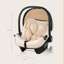 Carucior 3 in 1, Lionelo, Mika Plus, Cu scoica auto Bej testata ADAC, Reversibil, Cu sistem de ventilatie 3D, Cu accesorii, Pana la 22 kg, EN1888-1 EN1888-2 EN1466 ECE R129, Bej - 8