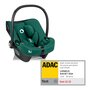 Carucior 3 in 1, Lionelo, Mika Plus, Cu scoica auto Verde testata ADAC, Reversibil, Cu sistem de ventilatie 3D, Cu accesorii, Pana la 22 kg, EN1888-1 EN1888-2 EN1466 ECE R129, Negru - 3