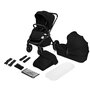 Carucior 3 in 1, Lionelo, Mika Plus, Cu scoica auto Verde testata ADAC, Reversibil, Cu sistem de ventilatie 3D, Cu accesorii, Pana la 22 kg, EN1888-1 EN1888-2 EN1466 ECE R129, Negru - 25