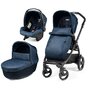 Peg Perego - Carucior 3 in 1 Book 51 Titania Primoviaggio SL Futura Indigo , 0-22 kg, Albastru - 1
