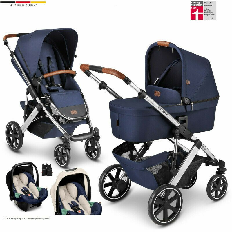 Abc-design - carucior 3 in 1 salsa 4 navy