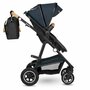 Carucior 4 in 1, Lionelo, Amber, Cu landou intarit si salteluta moale, Cu scoica auto testata ADAC, Baza isofix pentru scoica, Reversibil, Cu accesorii, Pana la 22 kg, EN1888-1 EN1888-2 EN1466 ECE R129, Albastru - 6