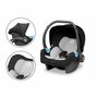 Carucior 4 in 1, Lionelo, Amber, Cu landou intarit si salteluta moale, Cu scoica auto testata ADAC, Baza isofix pentru scoica, Reversibil, Cu accesorii, Pana la 22 kg, EN1888-1 EN1888-2 EN1466 ECE R129, Albastru - 14