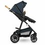 Carucior 4 in 1, Lionelo, Amber, Cu landou intarit si salteluta moale, Cu scoica auto testata ADAC, Baza isofix pentru scoica, Reversibil, Cu accesorii, Pana la 22 kg, EN1888-1 EN1888-2 EN1466 ECE R129, Albastru - 18