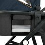 Carucior 4 in 1, Lionelo, Amber, Cu landou intarit si salteluta moale, Cu scoica auto testata ADAC, Baza isofix pentru scoica, Reversibil, Cu accesorii, Pana la 22 kg, EN1888-1 EN1888-2 EN1466 ECE R129, Albastru - 45