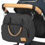 Carucior 4 in 1, Lionelo, Amber, Cu landou intarit si salteluta moale, Cu scoica auto testata ADAC, Baza isofix pentru scoica, Reversibil, Cu accesorii, Pana la 22 kg, EN1888-1 EN1888-2 EN1466 ECE R129, Albastru - 57