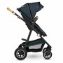 Carucior 4 in 1, Lionelo, Amber, Cu landou intarit si salteluta moale, Cu scoica auto testata ADAC, Baza isofix pentru scoica, Reversibil, Cu accesorii, Pana la 22 kg, EN1888-1 EN1888-2 EN1466 ECE R129, Albastru - 60