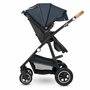 Carucior 4 in 1, Lionelo, Amber, Cu landou intarit si salteluta moale, Cu scoica auto testata ADAC, Baza isofix pentru scoica, Reversibil, Cu accesorii, Pana la 22 kg, EN1888-1 EN1888-2 EN1466 ECE R129, Albastru - 63