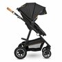Carucior 4 in 1, Lionelo, Amber, Cu landou intarit si salteluta moale, Cu scoica auto testata ADAC, Baza isofix pentru scoica, Reversibil, Cu accesorii, Pana la 22 kg, EN1888-1 EN1888-2 EN1466 ECE R129, Gri Inchis - 34
