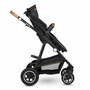 Carucior 4 in 1, Lionelo, Amber, Cu landou intarit si salteluta moale, Cu scoica auto testata ADAC, Baza isofix pentru scoica, Reversibil, Cu accesorii, Pana la 22 kg, EN1888-1 EN1888-2 EN1466 ECE R129, Gri Inchis - 35