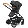 Carucior 4 in 1, Lionelo, Amber, Cu landou intarit si salteluta moale, Cu scoica auto testata ADAC, Baza isofix pentru scoica, Reversibil, Cu accesorii, Pana la 22 kg, EN1888-1 EN1888-2 EN1466 ECE R129, Gri Inchis - 37