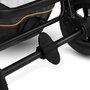 Carucior 4 in 1, Lionelo, Amber, Cu landou intarit si salteluta moale, Cu scoica auto testata ADAC, Baza isofix pentru scoica, Reversibil, Cu accesorii, Pana la 22 kg, EN1888-1 EN1888-2 EN1466 ECE R129, Gri Inchis - 39