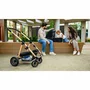 Carucior 4 in 1, Lionelo, Amber, Cu landou intarit si salteluta moale, Cu scoica auto testata ADAC, Baza isofix pentru scoica, Reversibil, Cu accesorii, Pana la 22 kg, EN1888-1 EN1888-2 EN1466 ECE R129, Negru silver - 4
