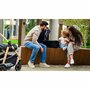 Carucior 4 in 1, Lionelo, Amber, Cu landou intarit si salteluta moale, Cu scoica auto testata ADAC, Baza isofix pentru scoica, Reversibil, Cu accesorii, Pana la 22 kg, EN1888-1 EN1888-2 EN1466 ECE R129, Negru silver - 6