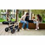 Carucior 4 in 1, Lionelo, Amber, Cu landou intarit si salteluta moale, Cu scoica auto testata ADAC, Baza isofix pentru scoica, Reversibil, Cu accesorii, Pana la 22 kg, EN1888-1 EN1888-2 EN1466 ECE R129, Negru silver - 7