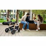 Carucior 4 in 1, Lionelo, Amber, Cu landou intarit si salteluta moale, Cu scoica auto testata ADAC, Baza isofix pentru scoica, Reversibil, Cu accesorii, Pana la 22 kg, EN1888-1 EN1888-2 EN1466 ECE R129, Negru silver - 7