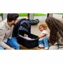Carucior 4 in 1, Lionelo, Amber, Cu landou intarit si salteluta moale, Cu scoica auto testata ADAC, Baza isofix pentru scoica, Reversibil, Cu accesorii, Pana la 22 kg, EN1888-1 EN1888-2 EN1466 ECE R129, Negru silver - 9