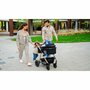 Carucior 4 in 1, Lionelo, Amber, Cu landou intarit si salteluta moale, Cu scoica auto testata ADAC, Baza isofix pentru scoica, Reversibil, Cu accesorii, Pana la 22 kg, EN1888-1 EN1888-2 EN1466 ECE R129, Negru silver - 14