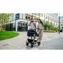 Carucior 4 in 1, Lionelo, Amber, Cu landou intarit si salteluta moale, Cu scoica auto testata ADAC, Baza isofix pentru scoica, Reversibil, Cu accesorii, Pana la 22 kg, EN1888-1 EN1888-2 EN1466 ECE R129, Negru silver - 15
