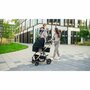 Carucior 4 in 1, Lionelo, Amber, Cu landou intarit si salteluta moale, Cu scoica auto testata ADAC, Baza isofix pentru scoica, Reversibil, Cu accesorii, Pana la 22 kg, EN1888-1 EN1888-2 EN1466 ECE R129, Negru silver - 16