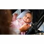 Carucior 4 in 1, Lionelo, Amber, Cu landou intarit si salteluta moale, Cu scoica auto testata ADAC, Baza isofix pentru scoica, Reversibil, Cu accesorii, Pana la 22 kg, EN1888-1 EN1888-2 EN1466 ECE R129, Negru silver - 17