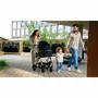 Carucior 4 in 1, Lionelo, Amber, Cu landou intarit si salteluta moale, Cu scoica auto testata ADAC, Baza isofix pentru scoica, Reversibil, Cu accesorii, Pana la 22 kg, EN1888-1 EN1888-2 EN1466 ECE R129, Negru silver - 22