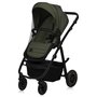 Carucior 4 in 1, Lionelo, Amber Plus, Cu scoica auto Bej testata ADAC +Baza Isofix, Reversibil, Maner ajustabil, Cu accesorii, Cu ventilatie panoramica 3D, Pana la 22 kg, EN1888-1, EN1888-2, EN1466, ECE R129, Verde - 6