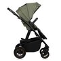 Carucior 4 in 1, Lionelo, Amber Plus, Cu scoica auto Bej testata ADAC +Baza Isofix, Reversibil, Maner ajustabil, Cu accesorii, Cu ventilatie panoramica 3D, Pana la 22 kg, EN1888-1, EN1888-2, EN1466, ECE R129, Verde - 12