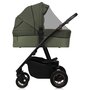Carucior 4 in 1, Lionelo, Amber Plus, Cu scoica auto Roz testata ADAC +Baza Isofix, Reversibil, Maner ajustabil, Cu accesorii, Cu ventilatie panoramica 3D, Pana la 22 kg, EN1888-1, EN1888-2, EN1466, ECE R129, Verde - 17