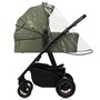 Carucior 4 in 1, Lionelo, Amber Plus, Cu scoica auto Roz testata ADAC +Baza Isofix, Reversibil, Maner ajustabil, Cu accesorii, Cu ventilatie panoramica 3D, Pana la 22 kg, EN1888-1, EN1888-2, EN1466, ECE R129, Verde - 18