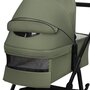 Carucior 4 in 1, Lionelo, Amber Plus, Cu scoica auto Roz testata ADAC +Baza Isofix, Reversibil, Maner ajustabil, Cu accesorii, Cu ventilatie panoramica 3D, Pana la 22 kg, EN1888-1, EN1888-2, EN1466, ECE R129, Verde - 19