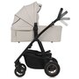 Carucior 4 in 1, Lionelo, Amber Plus, Cu scoica auto Verde testata ADAC + Baza Isofix, Reversibil, Maner ajustabil, Cu accesorii, Cu ventilatie panoramica 3D, Pana la 22 kg, EN1888-1, EN1888-2, EN1466, ECE R129, Bej - 10