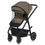 Carucior 4 in 1, Lionelo, Bianka, Transformabil, Cu landou si salteluta moale, Cu scoica auto testata ADAC, Baza isofix pentru scoica, Cu multiple accesorii, Sustine 22 kg, 0 luni+, EN1466:2014+AC:2015, EN1888, Bej - 21