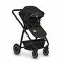 Carucior 4 in 1, Lionelo, Bianka, Transformabil, Cu landou si salteluta moale, Cu scoica auto testata ADAC, Baza isofix pentru scoica, Cu multiple accesorii, Sustine 22 kg, 0 luni+, EN1466:2014+AC:2015, EN1888, Negru - 4