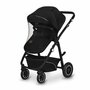 Carucior 4 in 1, Lionelo, Bianka, Transformabil, Cu landou si salteluta moale, Cu scoica auto testata ADAC, Baza isofix pentru scoica, Cu multiple accesorii, Sustine 22 kg, 0 luni+, EN1466:2014+AC:2015, EN1888, Negru - 7
