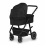 Carucior 4 in 1, Lionelo, Bianka, Transformabil, Cu landou si salteluta moale, Cu scoica auto testata ADAC, Baza isofix pentru scoica, Cu multiple accesorii, Sustine 22 kg, 0 luni+, EN1466:2014+AC:2015, EN1888, Negru - 9