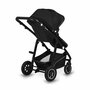 Carucior 4 in 1, Lionelo, Bianka, Transformabil, Cu landou si salteluta moale, Cu scoica auto testata ADAC, Baza isofix pentru scoica, Cu multiple accesorii, Sustine 22 kg, 0 luni+, EN1466:2014+AC:2015, EN1888, Negru - 17