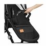 Carucior 4 in 1, Lionelo, Bianka, Transformabil, Cu landou si salteluta moale, Cu scoica auto testata ADAC, Baza isofix pentru scoica, Cu multiple accesorii, Sustine 22 kg, 0 luni+, EN1466:2014+AC:2015, EN1888, Negru - 22