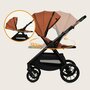 Carucior 4 in 1, Lionelo, Layla, Pana la 22 kg, Cu landou intarit si salteluta din spuma AirDots, Cu scoica auto testata ADAC, Baza isofix pentru scoica, Reversibil, Cu ventilatie 3D, Cu accesorii, EN1888-1, EN1888-2, EN1466, Maro - 16