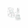Carucior 4 in 1, Lionelo, Layla, Pana la 22 kg, Cu landou intarit si salteluta din spuma AirDots, Cu scoica auto testata ADAC, Baza isofix pentru scoica, Reversibil, Cu ventilatie 3D, Cu accesorii, EN1888-1, EN1888-2, EN1466, Verde - 5