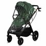 Carucior 4 in 1, Lionelo, Layla, Pana la 22 kg, Cu landou intarit si salteluta din spuma AirDots, Cu scoica auto testata ADAC, Baza isofix pentru scoica, Reversibil, Cu ventilatie 3D, Cu accesorii, EN1888-1, EN1888-2, EN1466, Verde - 9