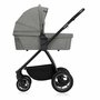 Carucior 4 in 1, Lionelo, Meril, Cu landou de dimensiune XL, Reversibil, Cu scoica auto testata ADAC,  Baza isofix pentru scoica, Cu accesorii, Pana la 22 kg, Conform cu EN1888-1 EN1888-2, EN1466, Gri - 23