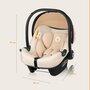 Carucior 4 in 1, Lionelo, Mika Plus, Cu scoica auto Bej testata ADAC + Baza Isofix, Reversibil, Cu sistem de ventilatie 3D, Cu accesorii, Pana la 22 kg, EN1888-1 EN1888-2 EN1466 ECE R129, Negru - 23