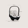 Carucior 4 in 1, Lionelo, Mika Plus, Cu scoica auto Moxie Bej cu baza rotativa 360, Reversibil, Cu sistem de ventilatie 3D, Cu accesorii, Pana la 22 kg, EN1888-1 EN1888-2 EN1466 ECE R129, Bej - 13