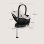 Carucior 4 in 1, Lionelo, Mika Plus, Cu scoica auto Moxie Bej cu baza rotativa 360, Reversibil, Cu sistem de ventilatie 3D, Cu accesorii, Pana la 22 kg, EN1888-1 EN1888-2 EN1466 ECE R129, Bej - 18