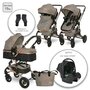 Carucior Alba Premium, Pearl Beige, Resigilat - 1