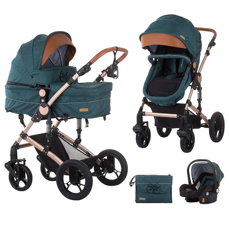 Chipolino - carucior camea 3 in 1 avocado
